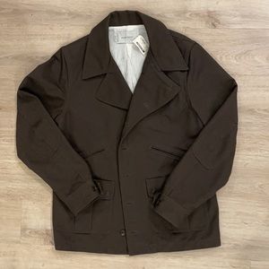 wings + horns SS11 Devil Twill Utility Jacket (Olive, Size M)
